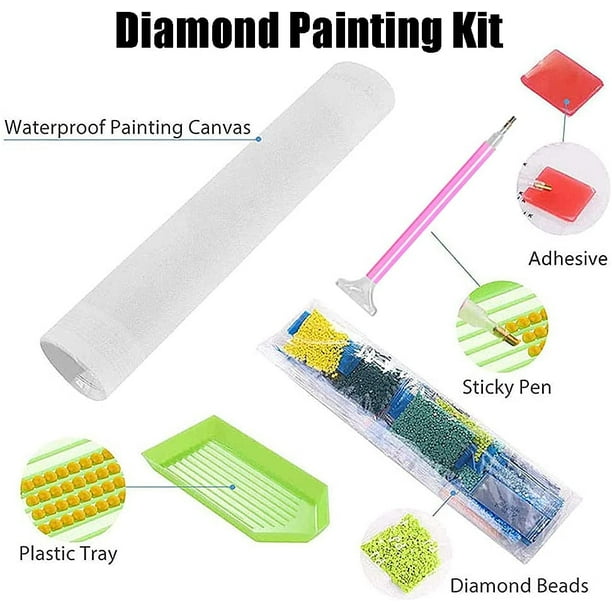 DIY 5D Diamond Painting Kits for Adults and Kids,Beautiful and Interesting  Disney Castle Full Drill Crystal Rhinestone Embroidery Arts Craft Canvas