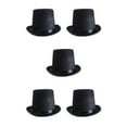thumbnail image 2 of Transemion Adult Top Hat Victorian Magician Fancy Accessory Fit One Dress Size Most Style A 5Set, 2 of 6