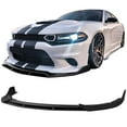 thumbnail image 2 of Ikon Motorsports Compatible with 15-23 Dodge Charger SRT V2 Style Front Lip Underbody 4PC Set Matte Black ABS, 2 of 8
