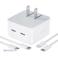 thumbnail image 1 of Cargador Rápido Innotech para iPhone 15/15 Pro/15 Pro Max Adaptador Compacto USB-C Dual 35 W, 1 of 9