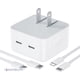 thumbnail image 1 of Cargador Rápido Innotech para iPhone 15/15 Pro/15 Pro Max Adaptador Compacto USB-C Dual 35 W, 1 of 9