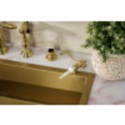 Kingston Brass SD7607 Curved Nozzle Metal Soap Dispenser, Brushed Brass