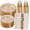 Gold Glitter, variant on 350 Piece Silver Plastic Dinnerware Set for 50 Guests, Fancy Disposable Plates for Party, Include: 50 Dinner Plates, 50 Dessert Plates, 50 Pre Rolled Napkins with Silver Silverware, 50 Cups