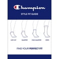 thumbnail image 3 of Champion Women’s Wear 360 Cushioned Crew Socks, 8 Pack, Sizes 4-10, 3 of 5