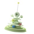 thumbnail image 1 of Interactive Cat Toy, Interactive Cat Toy with 3 Ball Tracks Safe Durable Anti Slip Easy Assembly Family Indoor Rotating Kitten Toy Suitable for All Cats, 1 of 7