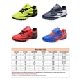 thumbnail image 2 of UKAP Chaussures de Soccer pour Filles et Garçons, Espadrilles de Sport à Bout Rond, Chaussures de Soccer Confortables pour Extérieur, Rouge 12c, 2 of 4