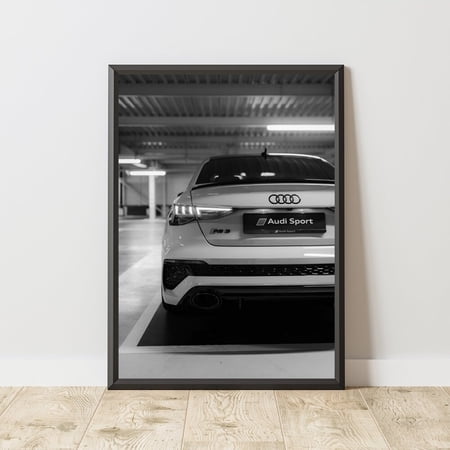 Kna Prints - Audi Rs3 Poster, Audi Poster, Audi Print, Audi Wall Art, Iconic Car Poster, Sports Car Poster, Motorsport Wall Art, Sports Car Wall Art Unframed Poster, UNFRAMED-12x18