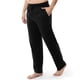thumbnail image 5 of Pantalones de Pijama de Punto Jersey para Hombre IZOD Negro 4X, 5 of 5