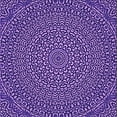 thumbnail image 1 of Ahgly Company Machine Washable Indoor Square Transitional Heliotrope Purple Area Rugs, 4' Square, 1 of 7