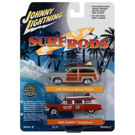 1/64 JOHNNY LIGHTNING SURF RODS WITH BOARDS 1933 FORD CUSTOM