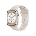 thumbnail image 1 of Apple Watch Series 8 GPS Caja de Aluminio Starlight de 41 Mm con Correa Deportiva Starlight - S/M. Rastreador de Actividad Física, Aplicaciones de ECG y Oxígeno en Sangre, Pantalla Retina Siempre Acti, 1 of 5