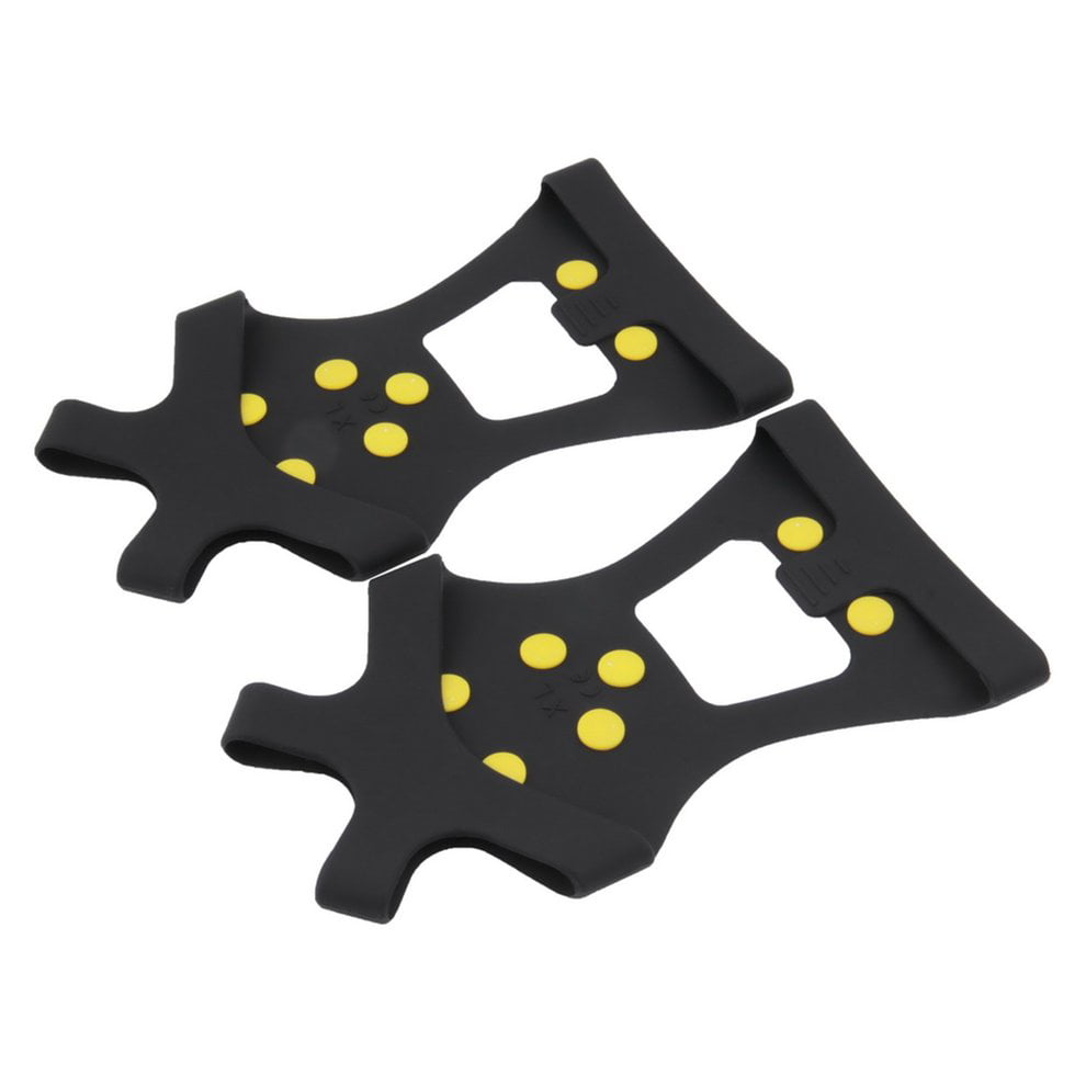 Details about   Ice Snow Grips Anti Slip On Over Shoe Boot Studs Crampons Cleats Spikes Tools. 
