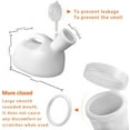 thumbnail image 6 of Urinals for Men 2000 ml/66 oz Portable Male Urinal Urine Collection Container for Adults/Large Plastic Pee Holder for Hospital,Incontinence,Elderly,Driving, 6 of 7