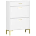 thumbnail image 1 of HOMCOM Armoire de Rangement pour Chaussures Organisateur de Chaussures Moderne avec Portes Rabattables, 1 of 10
