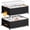 Black, variant on YOUPINS XXXL 100L Under Bed Storage with Wheels,2 Pack Under Bed Storage Containers,Storage Bins with Lids for Clothes Shoes Blankets,Gray