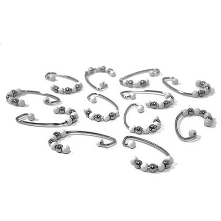 Canopy "G" Hook White Chrome, 1 Each