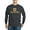 Charcoal, variant on CafePress - Delta Tau Delta Gold Stacked Signature Long Sleeve T Shirt - Long Sleeve Dark T-Shirt