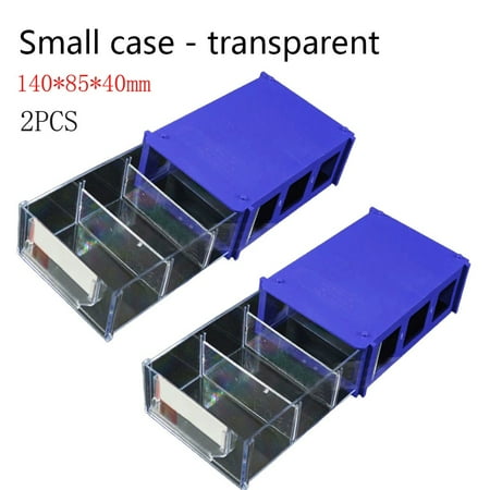 

1Pc Stackable Plastic Hardware Parts Storage Boxes Component Screws Toolbox