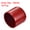 Burgundy Red, variant on Rubber End Caps Vinyl Round Bolt Cap Cover Screw Thread Protectors, Black 22mm