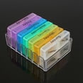 thumbnail image 3 of Herwey Weekly Pill Dispenser Storage Medicine Case Organizer, 3 of 7