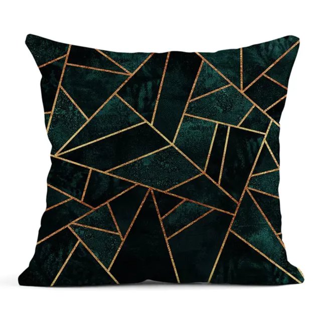 DEKAXID - Funda de cojín para sofá de sala de estar con diseño de mármol, funda de almohada de lino para decoración del hogar, fundas de cojín de 40 x 40, 45 x 45, 50 x 50, 60 x 60
