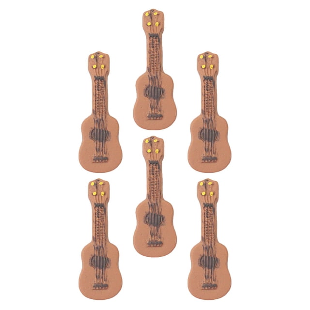 KALLORY 6Ud Micro Guitarras De Simulación Para De Escritorio En Colores Variados