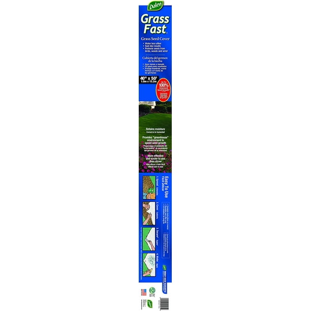 Dalen Grass Fast Seed Cover Roll4"x50'Protects Your Grass and