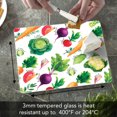 thumbnail image 4 of CounterArt "Delicious Veggies" 3mm Glass Cutting Board 10" by 8", 4 of 7