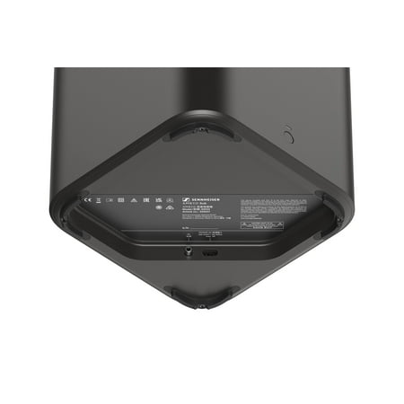 Sennheiser - AMBEO Sub  8” Subwoofer with 350W Class D Amplifier and immersive 3D Surround Sound - Black