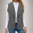 thumbnail image 2 of Sevevn Womens Fuzzy Fleece Vest Casual Warm Sleeveless Zip Up Sherpa Vest Jacket with Pockets for Fall/Winter, 2 of 7
