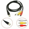 thumbnail image 2 of EASTIN 3 RCA Male to USB Female Aux Audio Video Camcorder Adapter AV Converter Cable, 2 of 6