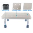 thumbnail image 2 of Medical Stepping Foot Stool w/ Non Slip Grip & Drainage Holes - Supports 450lbs For Bathtub, Shower, Kitchen, Bedroom, 2 of 5