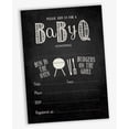 thumbnail image 2 of Inkdotpot Pack Of 30 Baby Shower Invites, Bun In Th Oven BBQ Party Invitations, Fill In Blank Invitations With Envelopes 5 x 7 inches, 2 of 7