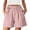 #H-Pink, variant on ZHYou Womens Shorts Elastic Waist Pull On Lightweight High Waisted Side Tie Soft Casual Summer Shorts with Pockets