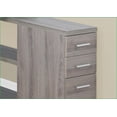 thumbnail image 5 of Desks, L-Shaped Home Office Desk - Left/Right Setup, Storage Drawers, Modern Brown Laminate/Grey Metal | Taupe | Particle Board, 5 of 6