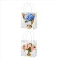 thumbnail image 2 of 100 Bolsas de Regalo Transparentes con Asas, Bolsas de Regalo de Plástico, Bolsas de Mano Transparentes Reutilizables, Bolsas de Dulces para Bodas, 2 of 5