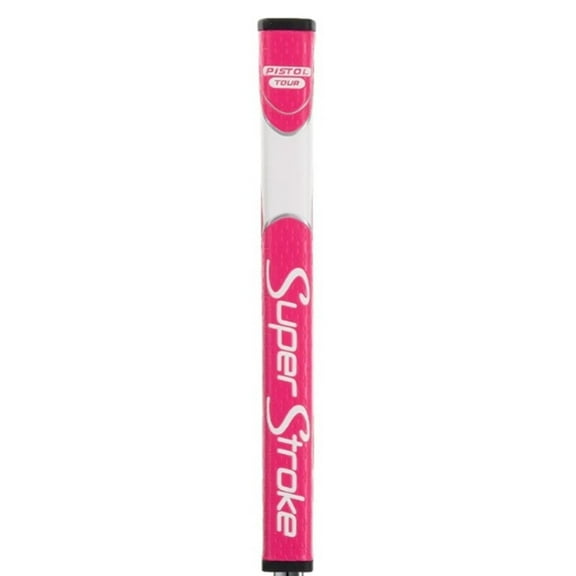 SuperStroke Zenergy Pistol Tour Putter Grip (Pink/White, 1.09", 69g) Golf NEW