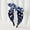 #2697-Blue, variant on Patriotic Flag Headband - Hair Band with Stars and Stripes Design in Navy Blue Red Dark Blue Colors for National Pride Celebrations Sport Events Concerts Festivals