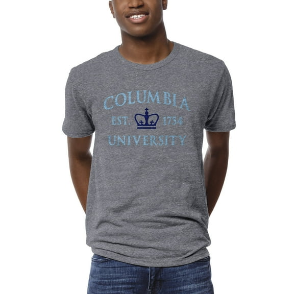 Men's League Collegiate Wear Heather Gray Columbia University 1274 Victory Falls T-Shirt