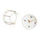 thumbnail image 5 of Estante de almacenamiento de pared,Estantería colgante de pared de metal de 3 niveles para decoración de dormitorio,Reloj de pared,Reloj de pared decorativo,moderno y elegante.,Reloj de pared, 5 of 8