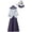 Purple, variant on The Owl Azura House Dress Uniform Outfit with Hat for Women Adult