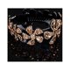 thumbnail image 1 of Mujer Nido de pájaro Floral Twist Bun Clip Rhinestone Horquilla Perezoso Garras para el cabello, Champán, 1 of 5