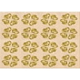 thumbnail image 1 of Ahgly Company Machine Washable Indoor Rectangle Transitional Golden Blonde Gold Area Rugs, 8' x 12', 1 of 7
