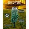 thumbnail image 5 of DEWENWILS Outdoor Power Stake Timers with Photocell, 6 Grounded Outlets, 10FT Extension Cord, Dusk to Dawn for Christmas Lights, Outdoor Decoration, 1875W/15A, UL Listed, 5 of 8