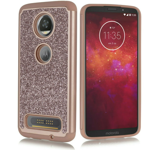 for 6.22" Motorola Moto Z4 Play Luxury Glitter Screen