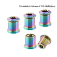 thumbnail image 4 of Greeniant Tornillo de aleación para bicicletas de 4 piezas, tornillos universales para fijación de bicicletas, tornillos de rueda de cadena, piezas de Ciclismo Tipo 16 Greeniant OD025072-16, 4 of 6