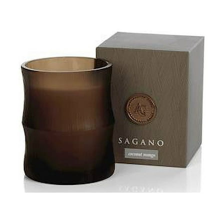 COCONUT MANGO Sagano Zodax Scented Jar Candle Jar 8.5 oz 50 Hour