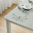 thumbnail image 4 of HAOXIT Oilcloth Tablecloth Rectangular Water Proof/Oil-Proof Wipeable Heavy Duty Large Tablecloths for Outdoor Camping,Living Room - Grass Cream White white, 4 of 7