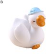 thumbnail image 2 of Decoración hogareña Gwong ganso estatua divertida postura ornamental pequeño tamaño ganso pájaro figurillas pastel topper decoración terrarium decoración Gwong 21078734, 2 of 6