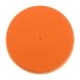 thumbnail image 4 of Bloque de banco de acero, con base de goma suave antideslizante, herramienta de joyero con revestimiento de diámetro: 3'' Naranja, 4 of 9